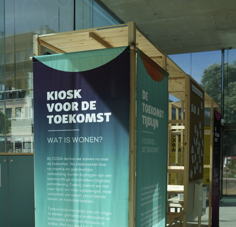 Kiosk voor de toekomst: wat is wonen? — museum-expo in Apeldoorn