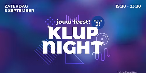 KlupNight in GIGANT — uitgaan in Apeldoorn