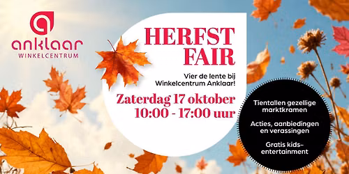 🍂 HerfstFair Anklaar | Gezellige markt, gratis kinderactiviteiten & volop herfstsfeer! — familie-kids in Apeldoorn