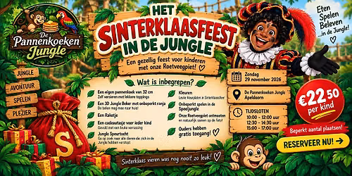 Het Sinterklaasfeest in de Jungle in Apeldoorn
