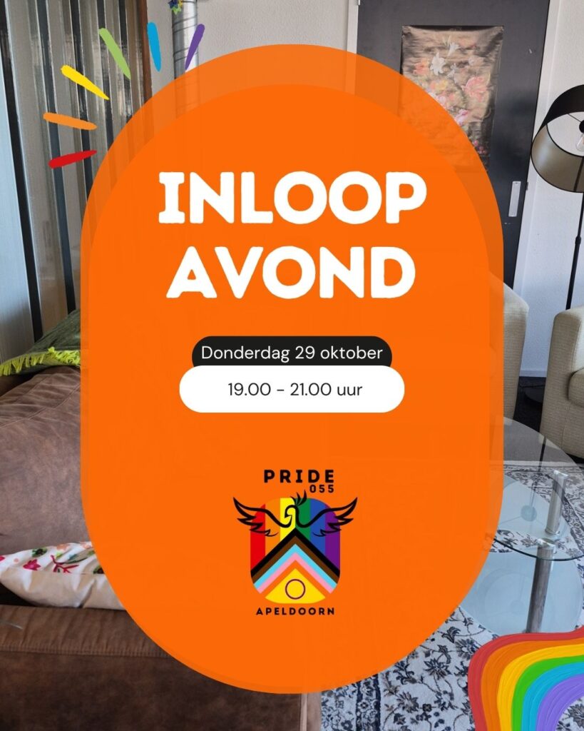 Inloopavond Pride.055 in Apeldoorn